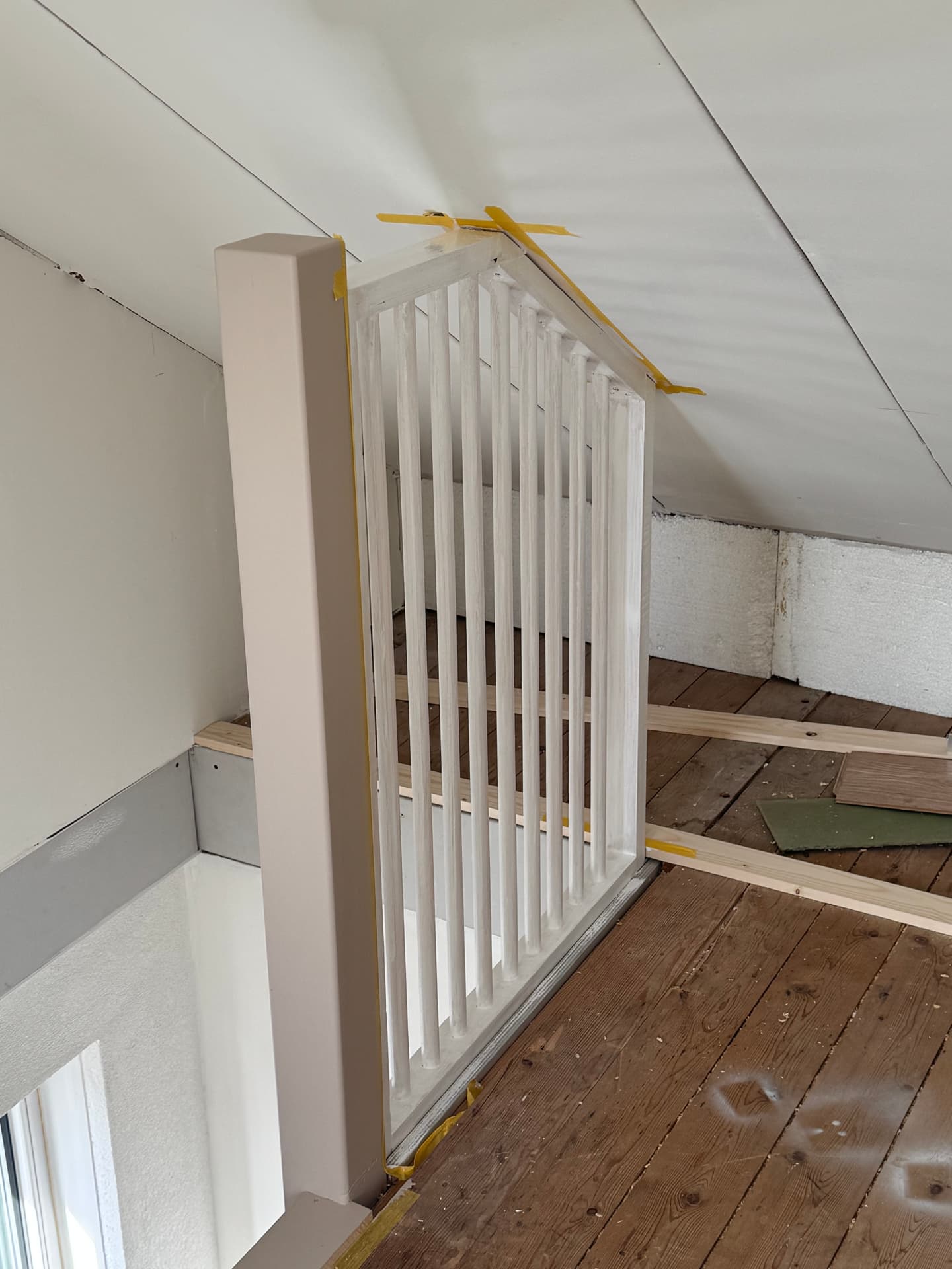 Balustrade & vloeropbouw zolder
